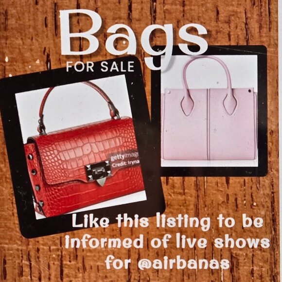 Handbags - @airbanas Live show notification